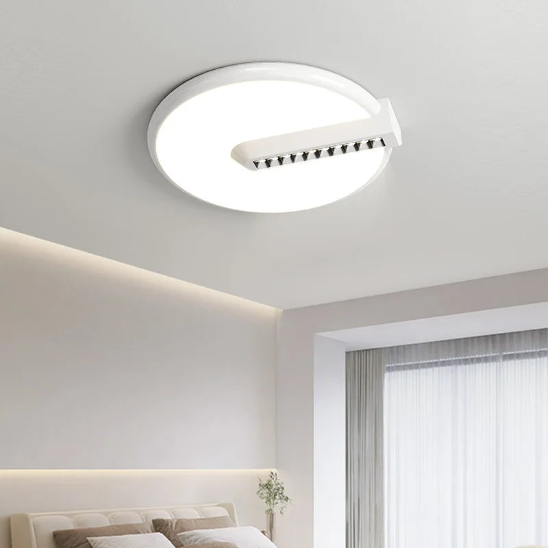 plafonnier led moderne avec télécommande pour décoration - vue 6 sur 12