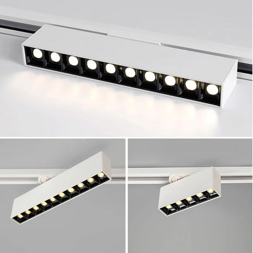 plafonnier cree led rail éclairage pour magasins et intérieurs modernes