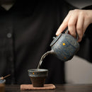 Théière en céramique style japonais kung fu rétro