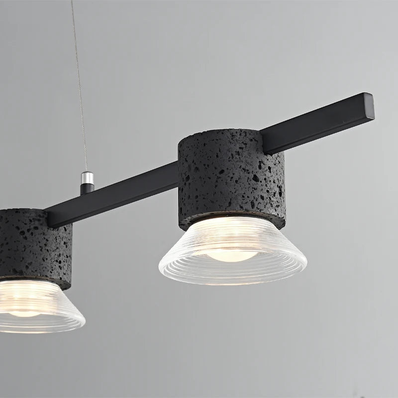 suspension minimaliste moderne en pierre acrylique personnalisée - vue 5 sur 7