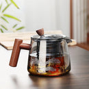 Théière japonaise en verre résistant gaiwan pu erh