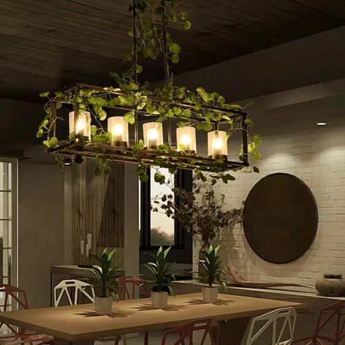 lustre industriel rétro pour plantes en pot créatif