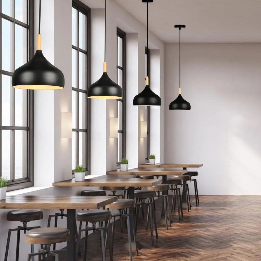 Suspension nordiques lampes de plafond multicolores modernes luminaires suspendus Bar café chambre cuisine salle à manger Restaurant - vue 5 sur 17