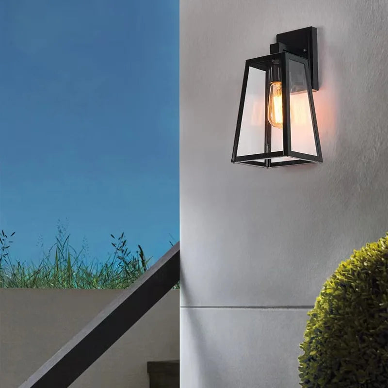 Retro Loft Industrial LED Vintage Wall Lamp light With frame , Wall Sconce Arandela De Pared - vue 2 sur 6