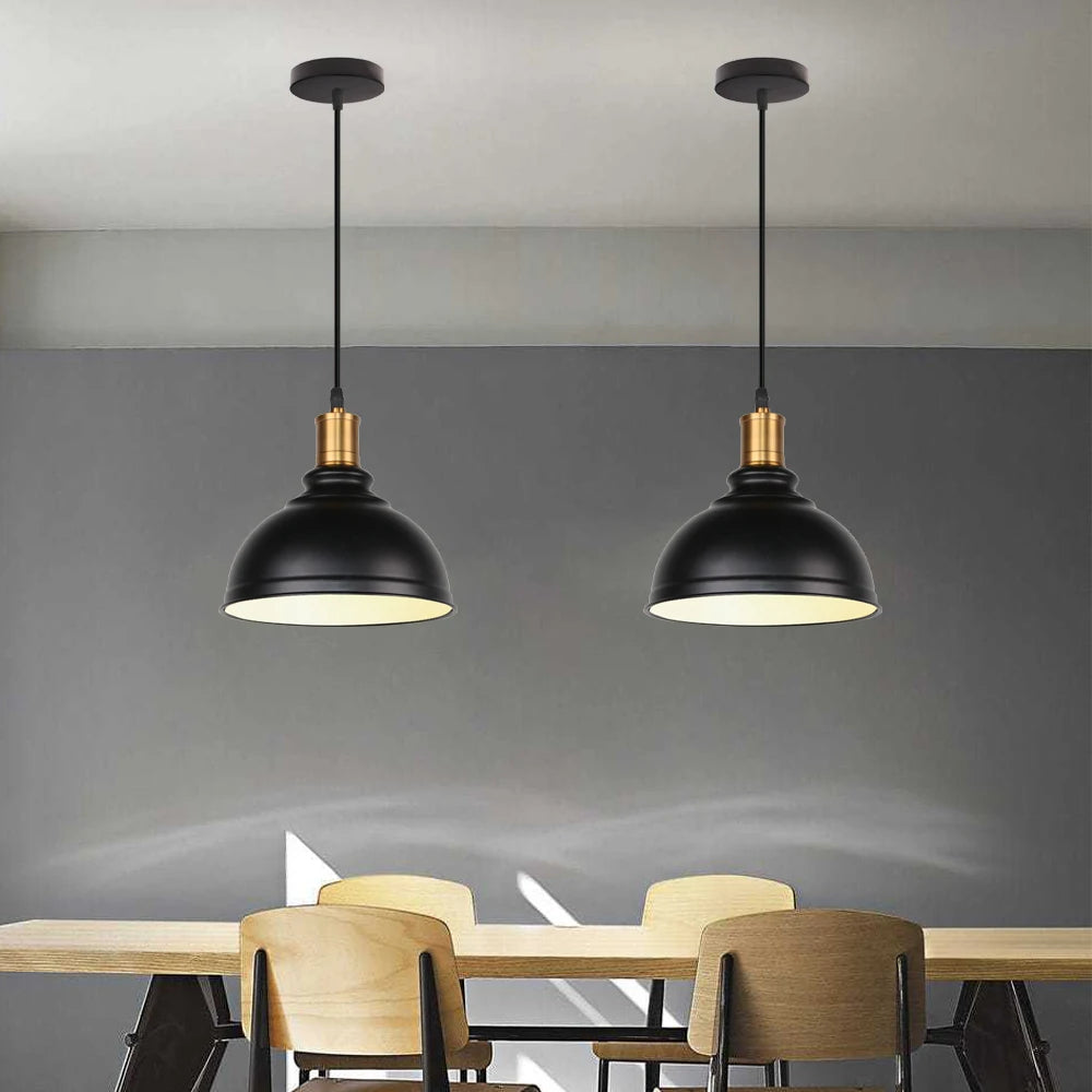 lustre suspension vintage industriel loft éclairage maison