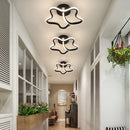 lustre moderne led allée lumière déco tech lampara