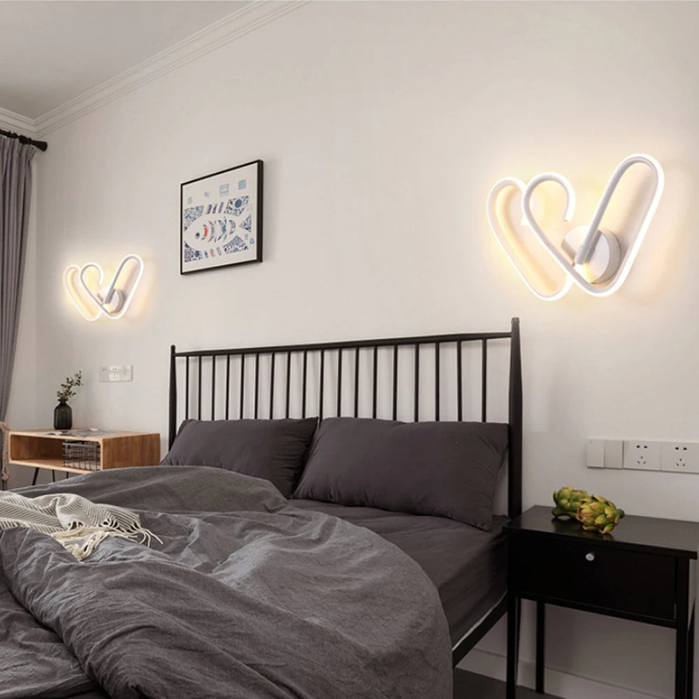 Applique murale led minimaliste éclairage d'allée intérieur décoratif