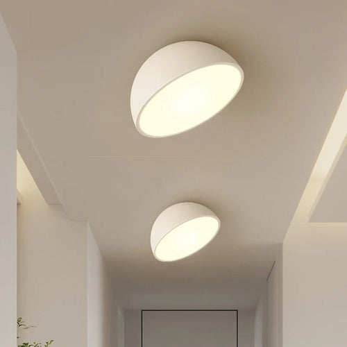 Plafonniers Led créatifs en acrylique blanc et noir