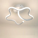 lustre moderne led allée lumière déco tech lampara