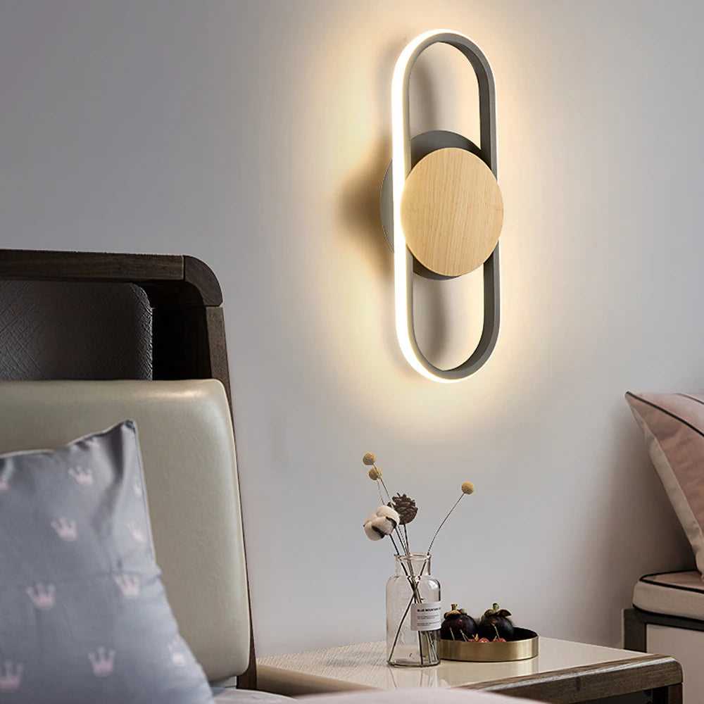 Applique murale LED moderne pour couloir chambre lampe de plafond intérieure pour allée éclairage domestique applique murale éclairage lampara de pared - vue 5 sur 8