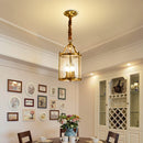 Lustre moderne cuivre style européen verre doré luxe intérieur suspension pour salle à manger salon hôtel allée