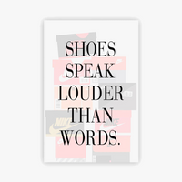 affiche dart mural sneaker box pour les passionnés de sneakers
