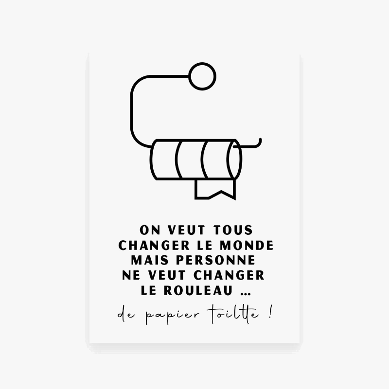 affiche minimaliste pour règles de salle de bains décor mural élégant