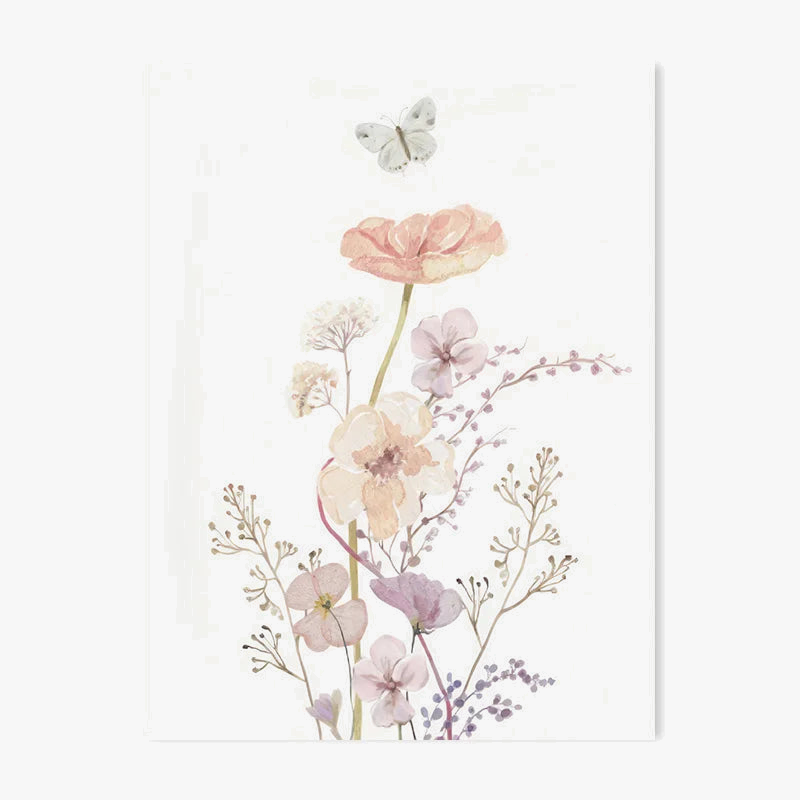 affiche photo personnalisée fleur sauvage décoration murale enfant
