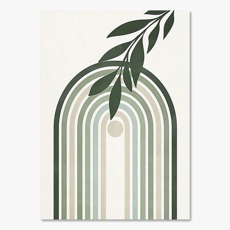 affiches murales boho soleil lune galerie abstraite décoration intérieure