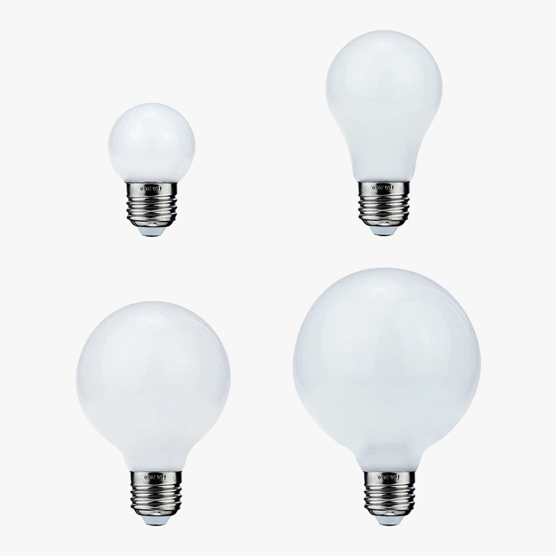 ampoule led en verre laiteux lumière froide ou chaude