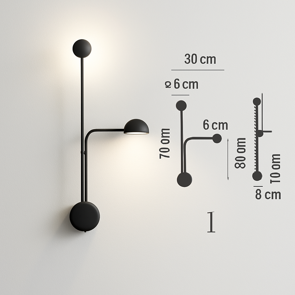 Applique design à LED ajustable Foyer - vue 8 sur 10