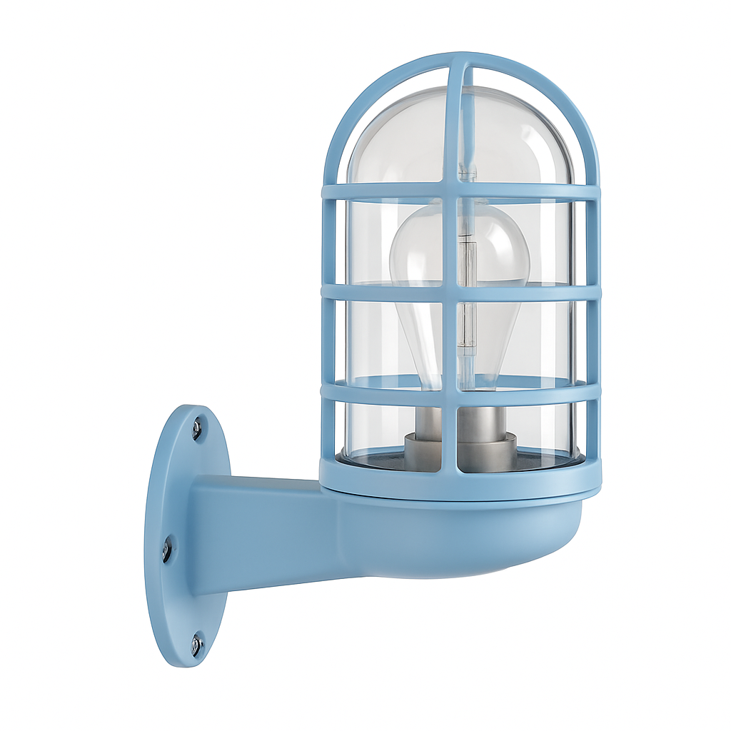 Applique extérieur LED de couleur à cages cylindriques - vue 2 sur 6