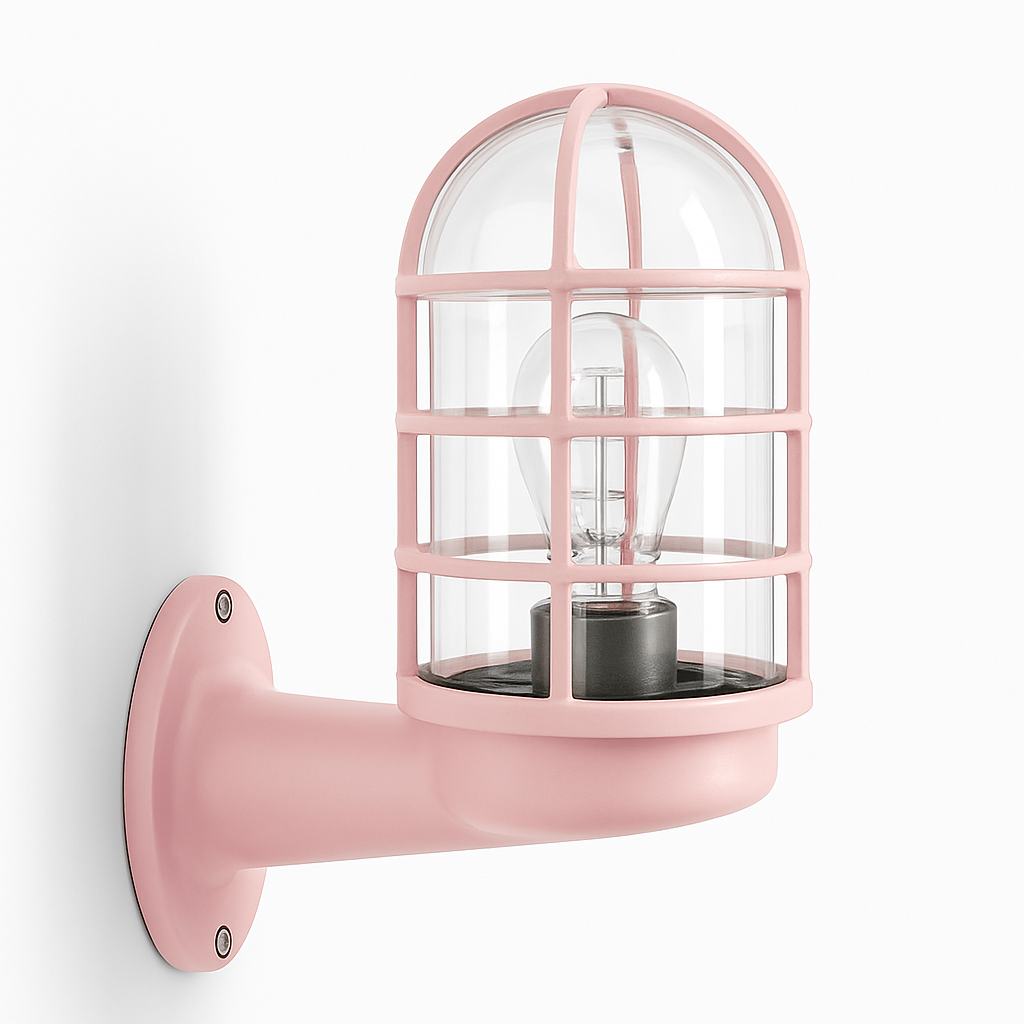 Applique extérieur LED de couleur à cages cylindriques - vue 4 sur 6