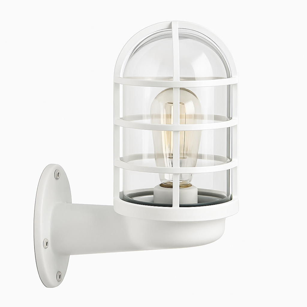 Applique extérieur LED de couleur à cages cylindriques - vue 5 sur 6