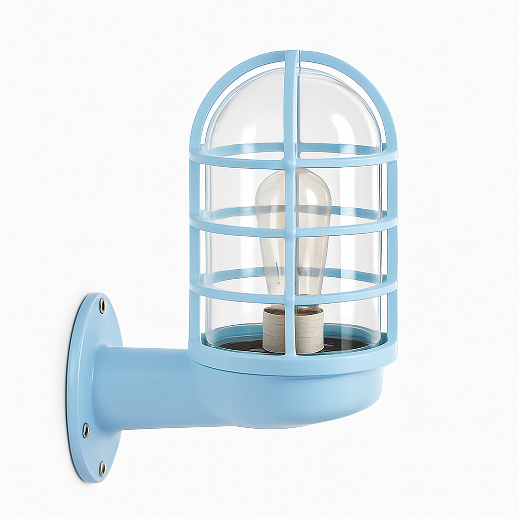 Applique extérieur LED de couleur à cages cylindriques - vue 6 sur 6