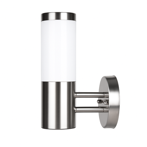 Applique extérieur LED design chromé Milky