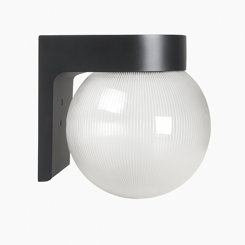 Applique extérieur LED socle et boule Acrylic