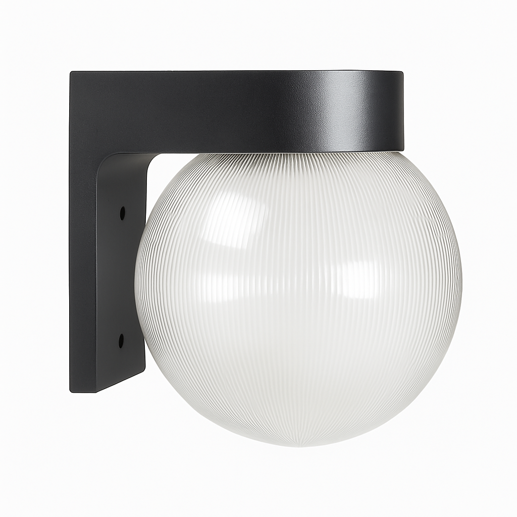 Applique extérieur LED socle et boule Acrylic - vue 4 sur 6
