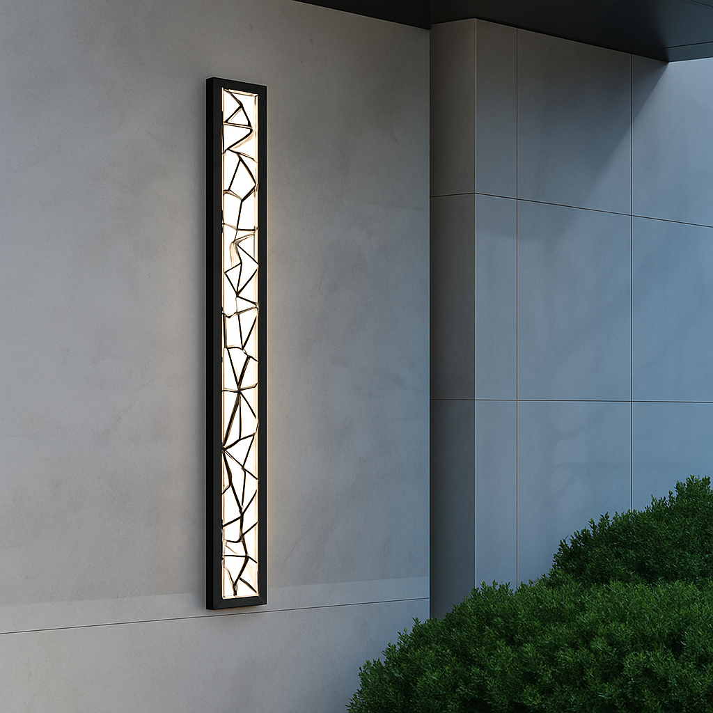 Applique extérieure étanche LED grande applique IP65 en aluminium lumière jardin Villa porche applique lumière 110V 220V applique Luminaire - vue 6 sur 6