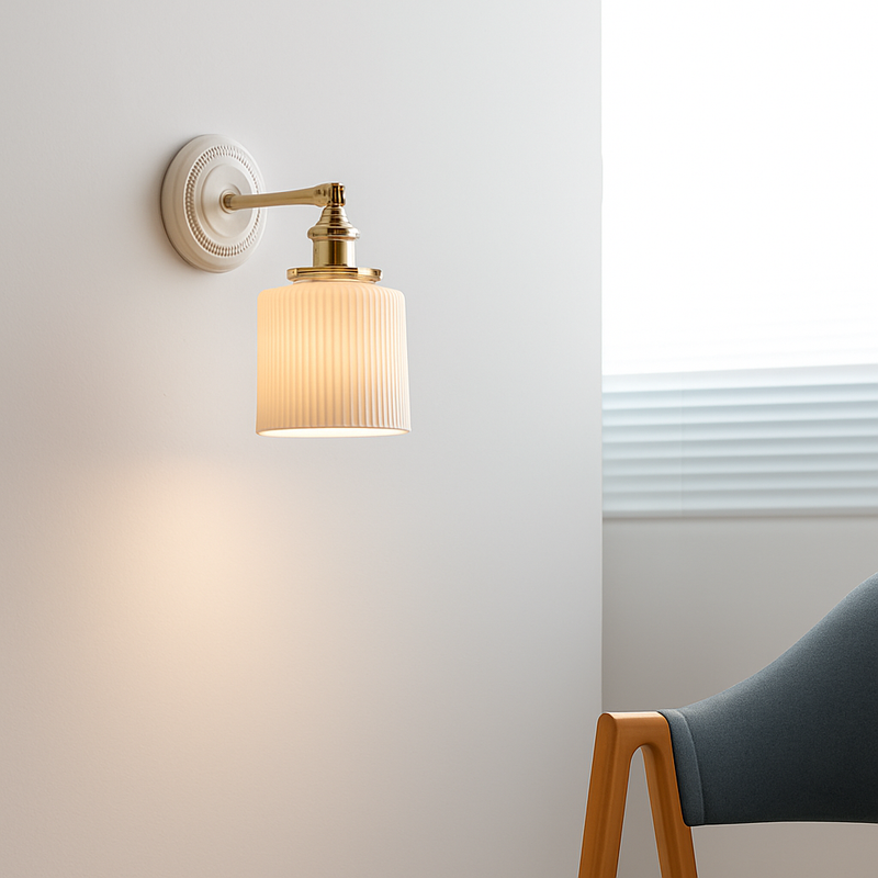 applique led nordique beisde iwhd blanc céramique