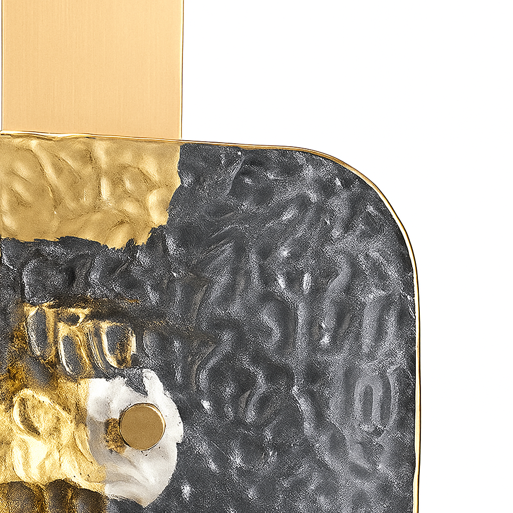 Applique murale carrée en cuivre de luxe post-moderne Simple - vue 7 sur 9
