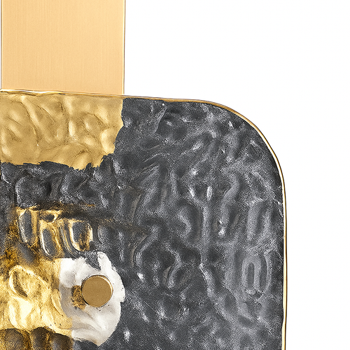 Applique murale carrée en cuivre de luxe post-moderne Simple