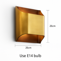 Applique murale de luxe en cuivre lampe de couloir d'hôtel moderne pour salon chambre lampes de chevet lumière de fond applique murale LED lumières