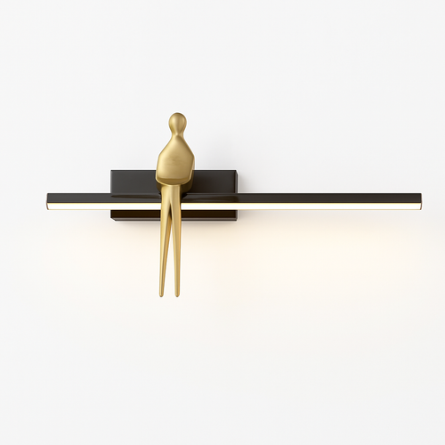 applique murale de luxe en cuivre style minimaliste italien