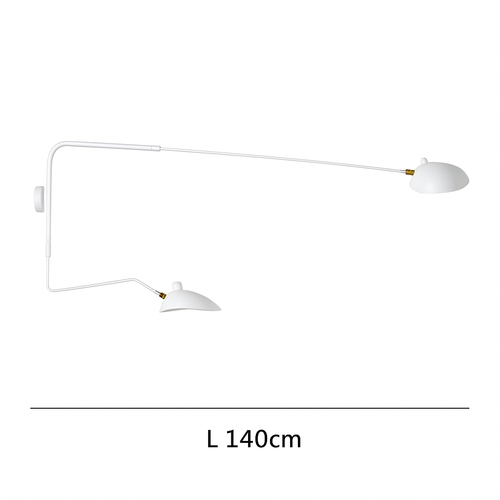 Applique murale design LED dirigeable style retro Swing