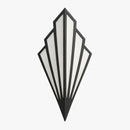 Applique murale design triangulaire LED en métal coloré