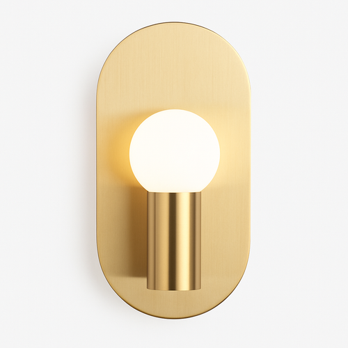 Applique murale dorées minimaliste