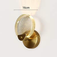 applique murale en bois de cerf abat-jour en cristal de luxe pour villa