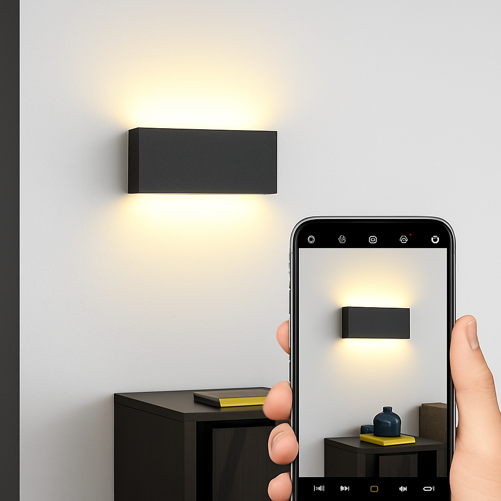applique murale en brique dorée pour intérieur moderne éclairage led - vue 4 sur 9