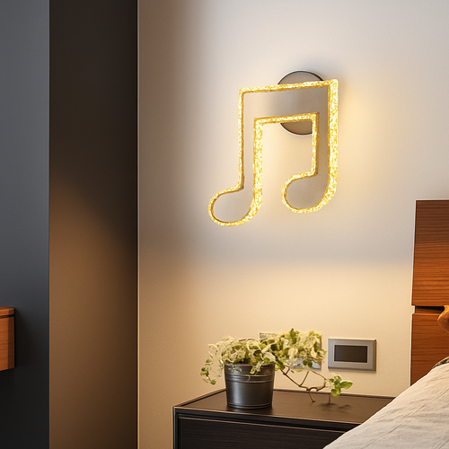 Applique murale en cristal moderne