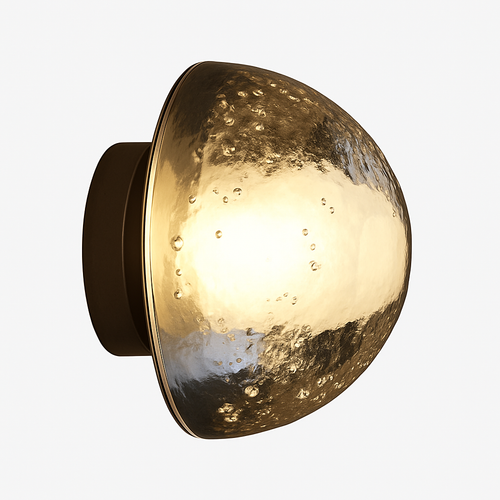 Applique murale extérieur demi-boule de cristal