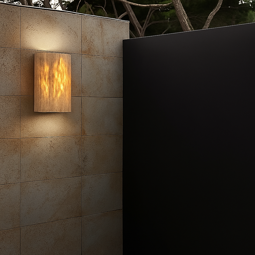 applique murale extérieure led étanche décorative pour jardin - vue 6 sur 10