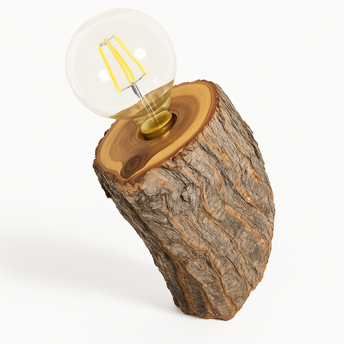 Applique murale façon tronc d'arbre