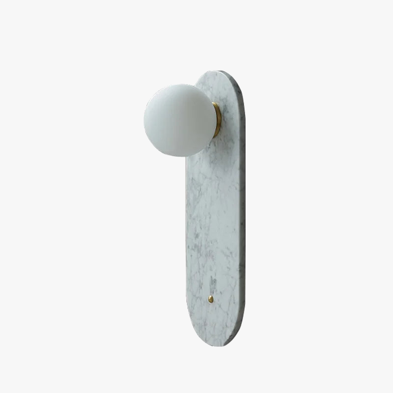 applique murale foyer luxe marbre blanc vert hôtel