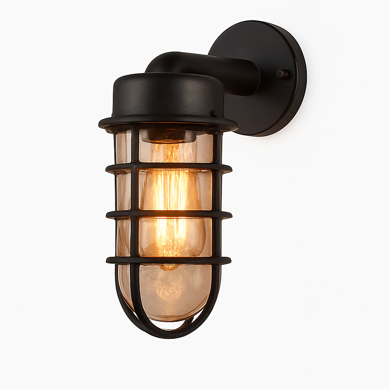 applique murale industrielle rétro étanche pour extérieur led