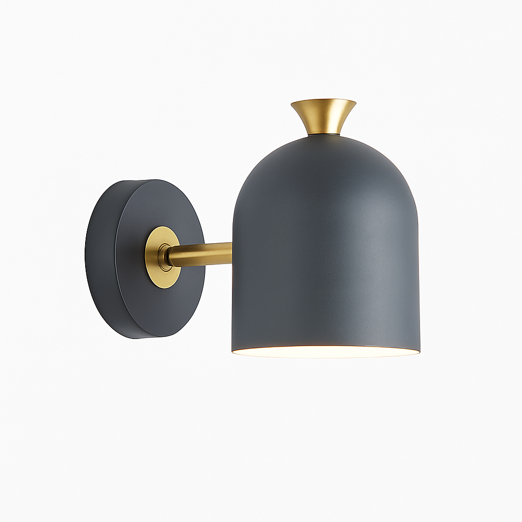 Applique murale LED abat-jour arrondi orientable de couleur Deco - vue 7 sur 9