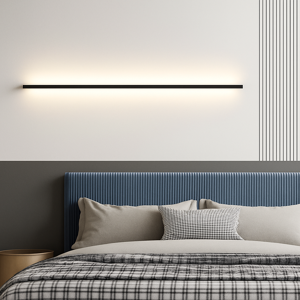 applique murale led cuboïde en aluminium avec télécommande et gradation - vue 3 sur 22