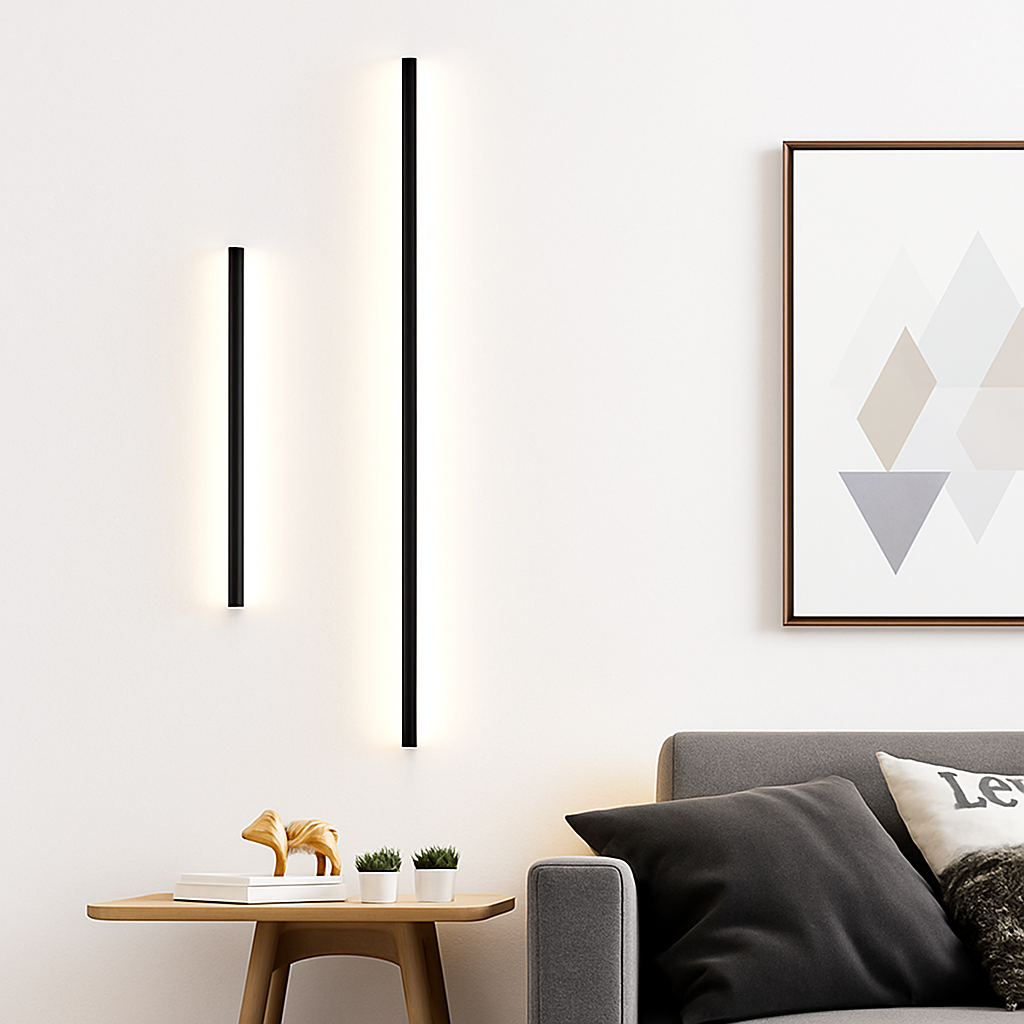 applique murale led cuboïde en aluminium avec télécommande et gradation - vue 6 sur 22