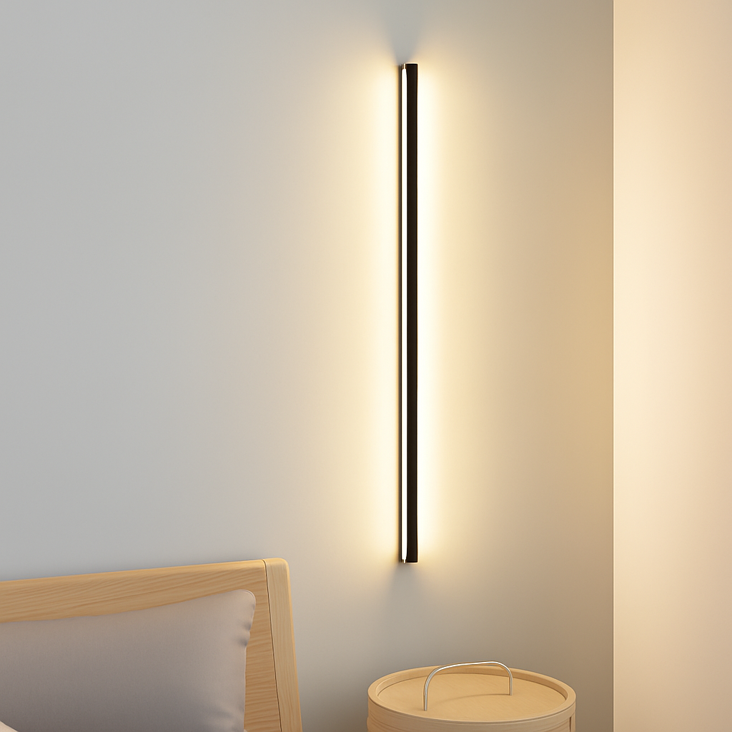 applique murale led cuboïde en aluminium avec télécommande et gradation - vue 7 sur 22