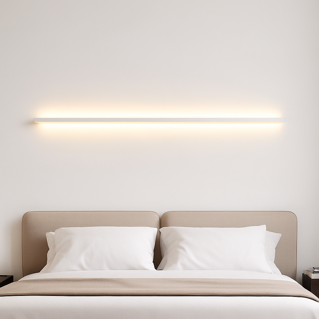 applique murale led cuboïde minimaliste en aluminium avec télécommande gradable - vue 5 sur 22